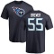 Aaron Brewer Name & Number T-Shirt - Navy