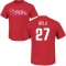 Aaron Nola Name & Number T-Shirt - Red