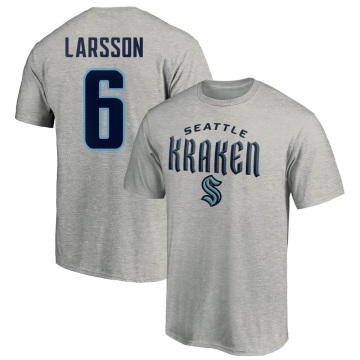 Adam Larsson Name & Number Lockup T-Shirt - Gray