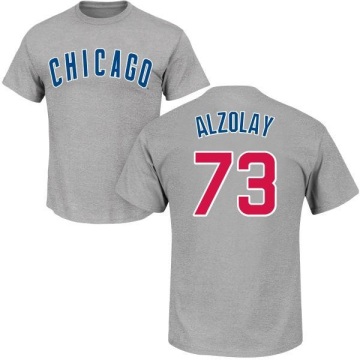 Adbert Alzolay Name & Number T-Shirt - Gray