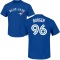 Addison Barger Name & Number T-Shirt - Royal