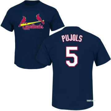 Albert Pujols Name & Number T-Shirt - Navy - Tshirtsedge
