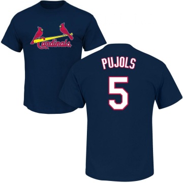 Albert Pujols Name & Number T-Shirt - Navy - Tshirtsedge