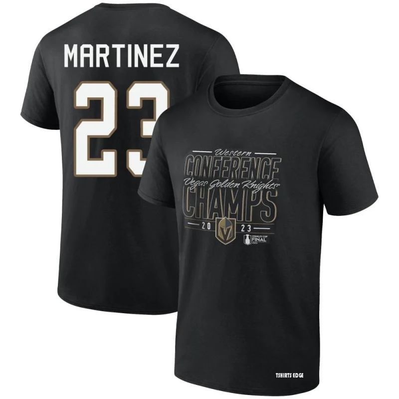 Alec Martinez 2023 Stanley Cup Final Name & Number T-Shirt - Black -  Tshirtsedge