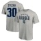 Ales Stezka Name & Number Lockup T-Shirt - Gray