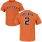 Alex Bregman Name & Number T-Shirt - Orange
