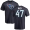 Alize Mack Name & Number T-Shirt - Navy