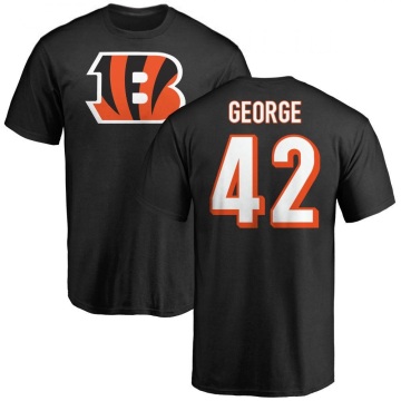 Allan George Name & Number T-Shirt - Black