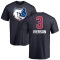 Allen Iverson Name and Number Banner Wave T-Shirt - Navy