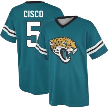 Andre Cisco Name & Number Game Day V-Neck T-Shirt - Teal