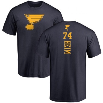 Andre Heim One Color Backer T-Shirt - Navy