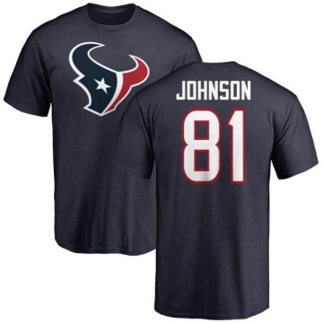Andre Johnson Name & Number T-Shirt - Navy