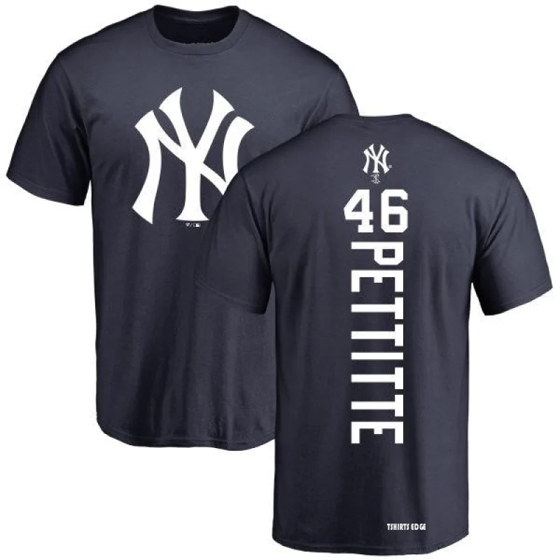 Andy Pettitte Backer T-Shirt - Navy - Tshirtsedge