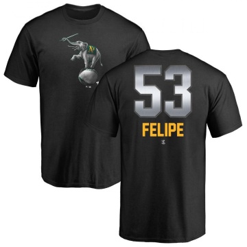 Angel Felipe Midnight Mascot T-Shirt - Black