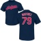 Angel Martinez Name & Number T-Shirt - Navy