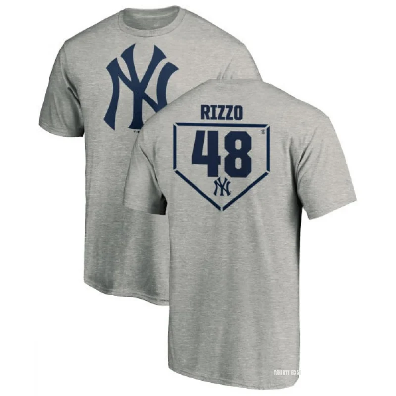Anthony Rizzo RBI T-Shirt - Heathered Gray - Tshirtsedge