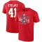 Anthony Stolarz 2023 Stanley Cup Final Quest T-Shirt - Red