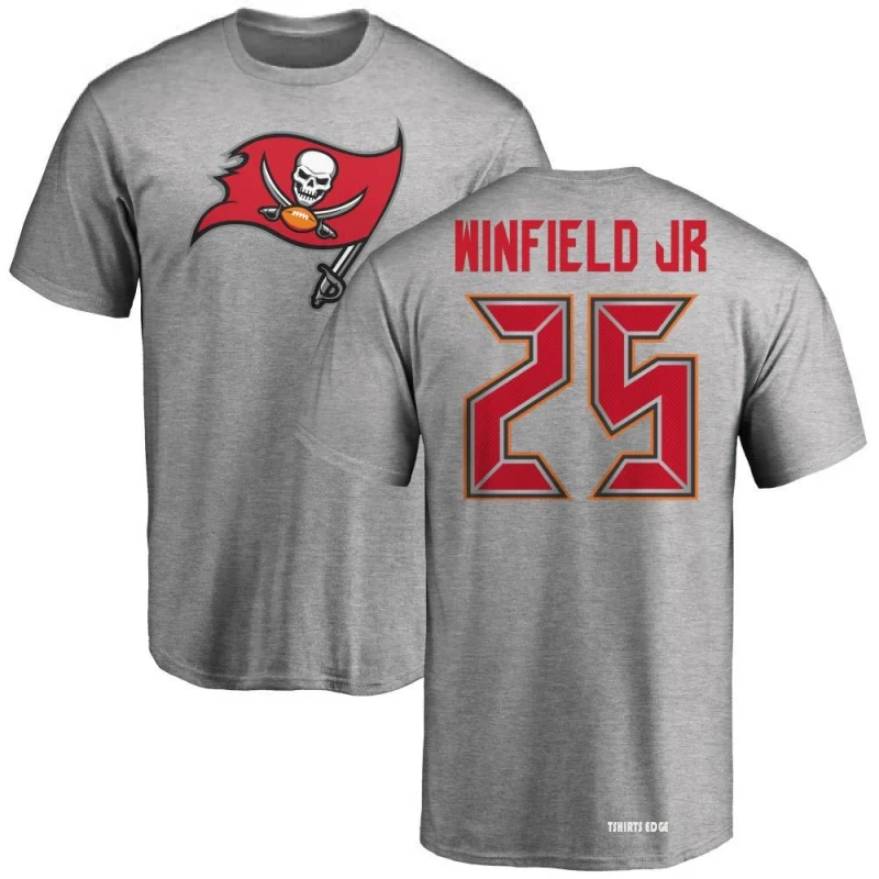 Antoine Winfield Jr. Name & Number T-Shirt - Ash - Tshirtsedge