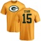 Bart Starr Name & Number T-Shirt - Gold