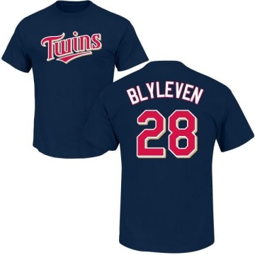 Bert Blyleven Name & Number T-Shirt - Navy
