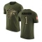Bijan Robinson Legend Salute to Service T-Shirt - Olive