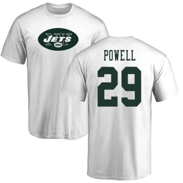 Bilal Powell Name & Number T-Shirt - White
