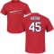 Bob Gibson Name & Number T-Shirt - Red