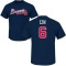 Bobby Cox Name & Number T-Shirt - Navy