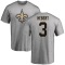 Bobby Hebert Name & Number T-Shirt - Ash