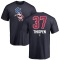 Bobby Thigpen Name and Number Banner Wave T-Shirt - Navy