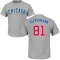 Brad Deppermann Name & Number T-Shirt - Gray
