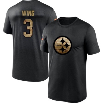 Brad Wing 2020 Salute To Service Performance T-Shirt - Black
