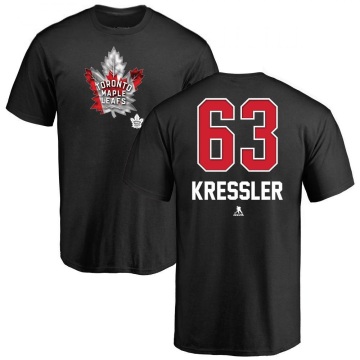 Braeden Kressler Name and Number Banner Wave T-Shirt - Black