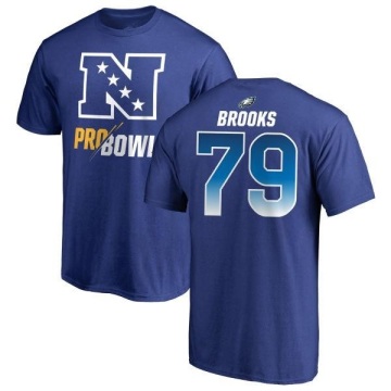 Brandon Brooks NFC 2019 Pro Bowl Name & Number T-Shirt - Blue
