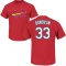 Brendan Donovan Name & Number T-Shirt - Red