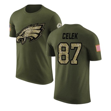 Brent Celek Legend Salute to Service T-Shirt - Olive