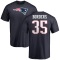 Breon Borders Name & Number T-Shirt - Navy