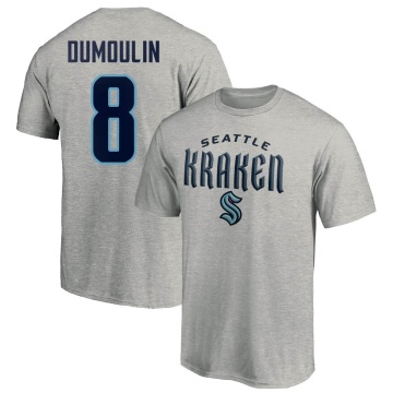 Brian Dumoulin Name & Number Lockup T-Shirt - Gray