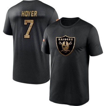 Brian Hoyer 2020 Salute To Service Performance T-Shirt - Black