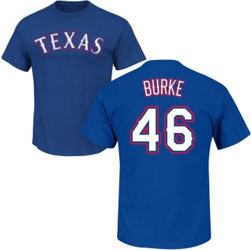 Brock Burke Name & Number T-Shirt - Royal