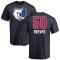 Bryant Reeves Name and Number Banner Wave T-Shirt - Navy