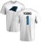 Bryce Young Name & Number T-Shirt - White