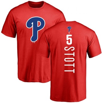 Bryson Stott Backer T-Shirt - Red