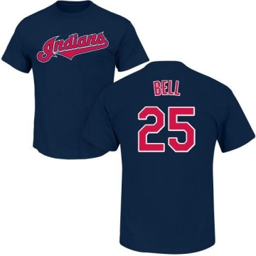 Buddy Bell Name & Number T-Shirt - Navy