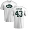 Caleb Johnson Name & Number T-Shirt - White