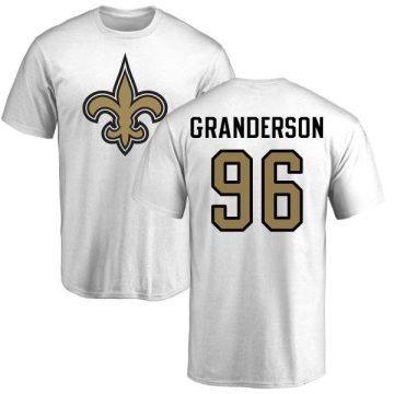 Carl Granderson Name & Number T-Shirt - White