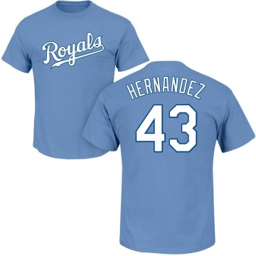 Carlos Hernandez Name & Number T-Shirt - Light Blue