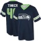Carson Tinker Name & Number Game Day V-Neck T-Shirt - Navy