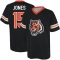 Charlie Jones Name & Number Game Day V-Neck T-Shirt - Black