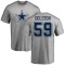 Chauncey Golston Name & Number T-Shirt - Ash